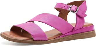 Miz Mooz Harmony Wedge Sandals Womens Wedge Shoes Fuchsia : EU 42 (US Womens 10.5-11) B - Medium, Leather