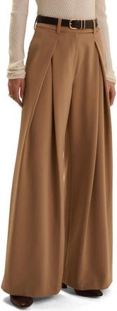 Favorite Daughter Pleats for Days Wide Leg Pants in Camel at Nordstrom, Size 14