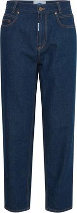 Ball Relaxed Fit Rinse Wash Jeans - Dames - Loose Fit Jeans - Blauw - W27 L32 - Jeans