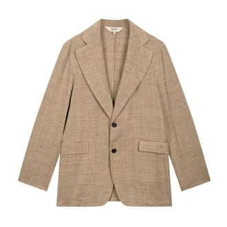 Barena Blazers, female, Beige, Size: 2XS Giacca over monopetto