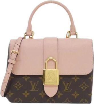 Louis Vuitton Pre-owned Mini Bags, female, Pink, Size: ONE SIZE Pre-owned Locky BB Handbag