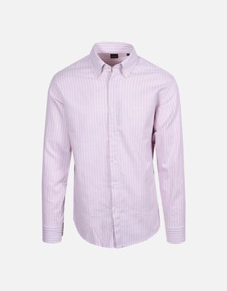 HUGO BOSS Mens Boss Orange RICOPLUS SHIRT LIGHT PASTEL PURPLE - Size: 44