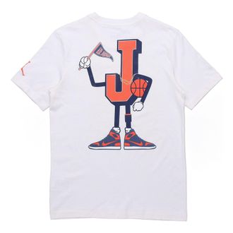 Nike Jordan Air Jordan AJ23 MENS Varsity Sports Crew-neck Short Sleeve White CV3410-100