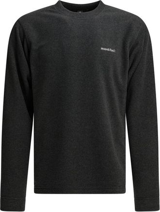 Montbell Climaplus 100 Lite Sweatshirt - Heren - Longsleeves - Grijs - M - Polyester - Tops
