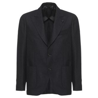 Lardini Chaqueta de lana - Jackets - Hombre - Azul - 2XL