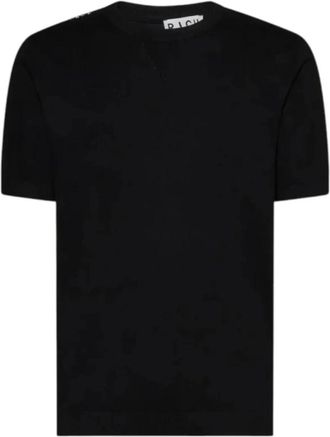 John Richmond Sweater Maldi - Heren - T-shirts - Zwart - 2XL - Nylon - Tops