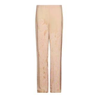 Elena Miro Wide Trousers, female, Brown, Size: 4XL Pantalone