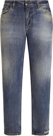 Dolce & Gabbana Jeans con effetto schiarito - Blu