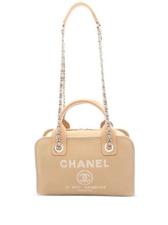 Chanel 2021 Deauville shoulder bag - Beige