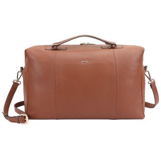 Paul Costelloe Womens Odelia Leather Weekender Bag - Brown - One Size