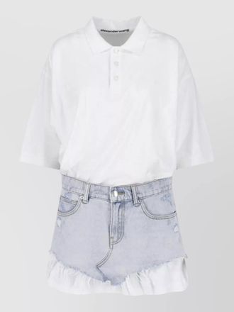 Alexander Wang knee length skirt belt loops back pockets