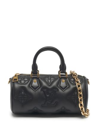 Louis Vuitton Borsa tote Bubblegram Papillon BB in pelle - Nero