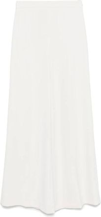 Twinset Broeken, Dames, Wit, XS, Witte Palazzo Broek