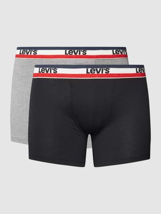 Levi's Trunks mit elastischem Logo-Bund in Mittelgrau, Gr&ouml;&szlig;e S