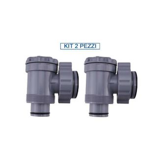 Bestway Kit 2 pezzi P6H1510 (ex P6H1229) Valvole plunger di collegamento - Bestway