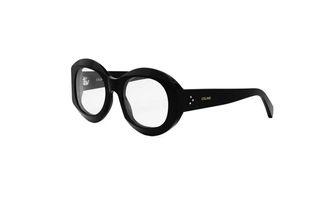 Celine Demo Round Ladies Eyeglasses CL501491 001 53