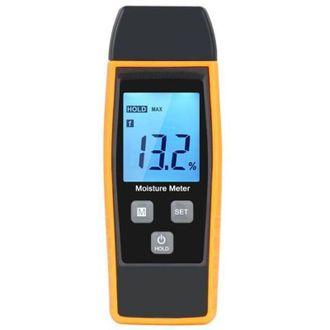 OEM Humidim&egrave;tre - Detecci&oacute;n De Humedad En Madera Y Paredes - Medici&oacute;n Para 8 Materiales - Pantalla Lcd Retroiluminada - Uso En Construcci&oacute;n Y Reforma - 1 