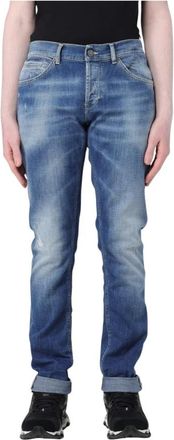 Dondup George Slim-fit Jeans - Heren - Slim Fit Jeans - Blauw - W31 - Katoen - Jeans