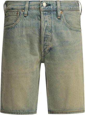 Levi's 501 Original Fit Denim Shorts - Heren - Denim shorts - Blauw - W30 - Denim - Korte Broeken