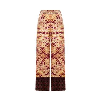 Pierre-Louis Mascia Wide Trousers, female, Yellow, Size: XL Kanada Palazzo Trousers