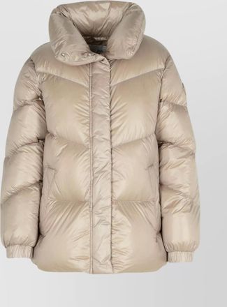 Woolrich aliquippa quilted down jacket with high collar