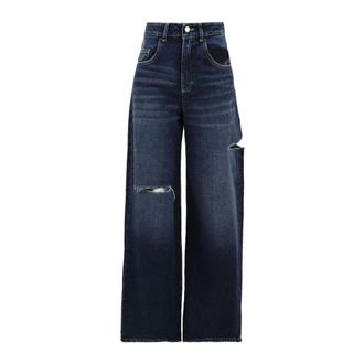 Icon Denim Los Angeles Wide Jeans, female, Blue, Size: W25 Poppy Wide-leg Jeans