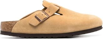 Birkenstock Womens Boston Clog In Latte Cream