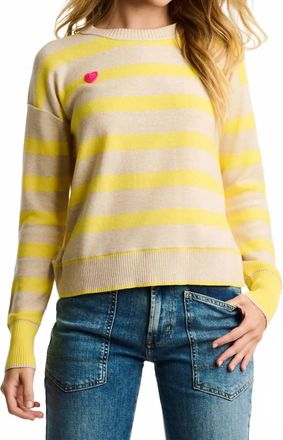 Lisa Todd Womens Subtle Love Sweater In Almond Butter