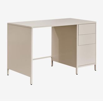 Sklum Escritorio En Acero Con Cajones Michigan Sklum