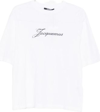 Jacquemus Le T-shirt - Dames - T-shirts - Wit - M - Katoen - Tops