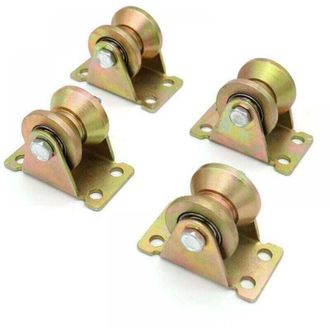 OEM Ruedas Giratorias Con Ranura En V De Colores, Xu, Ruedas Para Puertas Correderas, Utilizadas Para Puertas Correderas, Carros Mec&aacute;nicos, Bancos De Trab