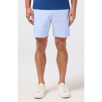 Mizzen+Main Deck Performance Shorts in Cloud Blue at Nordstrom, Size Medium
