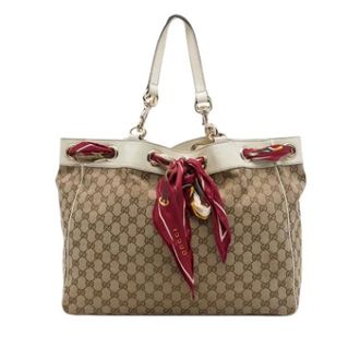 Gucci Pre-owned Positano Tote Bag - Pre-owned - Mujer - Beige - ONE SIZE
