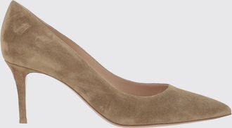 Gianvito Rossi D&eacute;collet&eacute; Gianvito in pelle scamosciata con tacco a spillo
