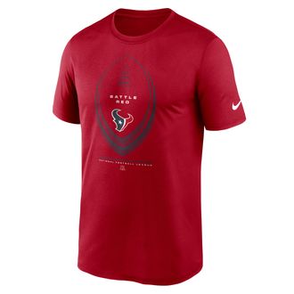 Nike Houston Texans Legend Icon Nike Mens Dri-FIT NFL T-Shirt in Red | NKGK6DL9H-NDB