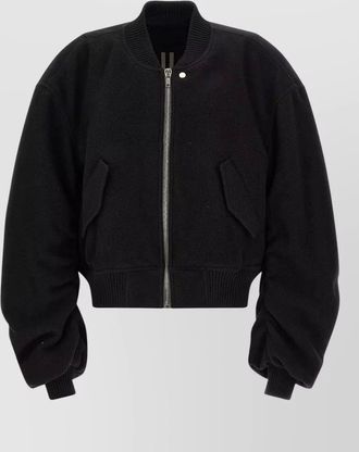 Rick Owens wool bomber jacket