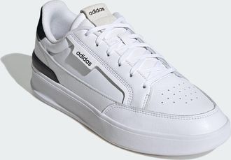 adidas Mens Aspyre Shoes - White & Black Leather - Size UK 11.5