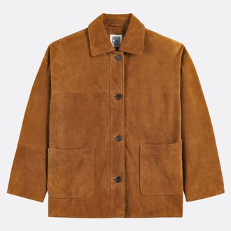 La Redoute Collections Jas in geitenleer, knoopsluiting