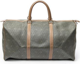 Dior Pre-owned Womens Vintage Large Travel Boston Bag - Green - One Size