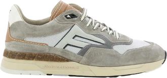 Floris Van Bommel Schoenen, Heren, Beige, 42 EU, Leer, Heren Sneakers