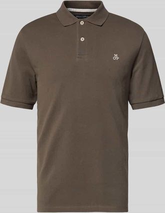 Marc O'Polo Regular Fit Poloshirt aus reiner Baumwolle in Dunkelbraun, Gr&ouml;&szlig;e XXXL