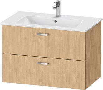 Duravit Duravit - Xbase Mueble De Ba&ntilde;o Colgado En La Pared W:80 Cm Con 2