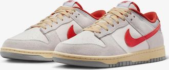 Nike Mens Nike Dunk Low Athletic Department FJ5429-133 Sneaker Gray Red Casual Shoes