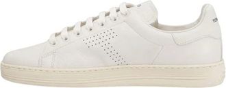 Tom Ford Schoenen, Heren, Wit, 42 EU, Katoen, Warwick Sneaker