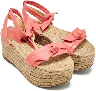 Alexandre Birman Espadrilles con fiocco - Rosa