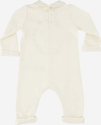 Gucci Girls Baby Cotton One-Piece White Rompers