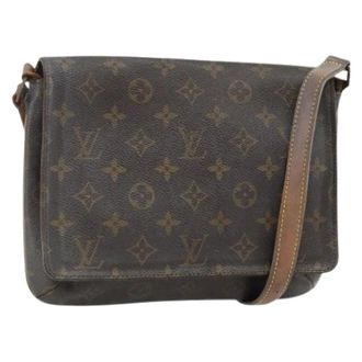 Louis Vuitton Pre-owned Cross Body Bags, female, Brown, Size: ONE SIZE Pre-owned Vintage Monogram Canvas Shoulder Bag