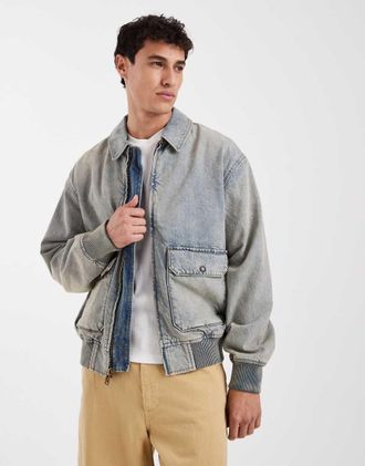 Levi's Cortland - Giacca bomber azzurra-Blu