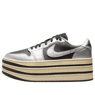 Nike Jordan (WMNS) Air Jordan 1 Triple Srack Metallic Silver Muslin Black HV8288-001