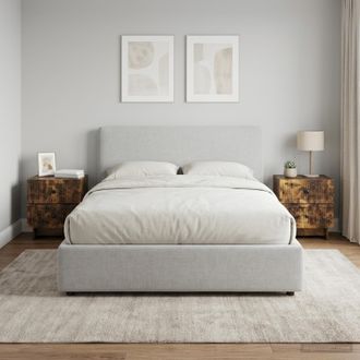 vidaXL Vidaxl Armadio Da Notte 2 Pz Rovere Fumo 43 X 34,5 X 47,5 Cm